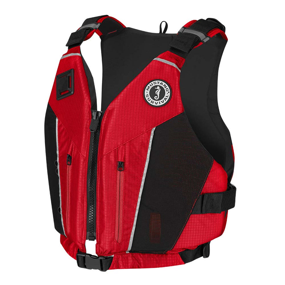 Mustang Java Foam Vest - Red/Black - Medium/Large