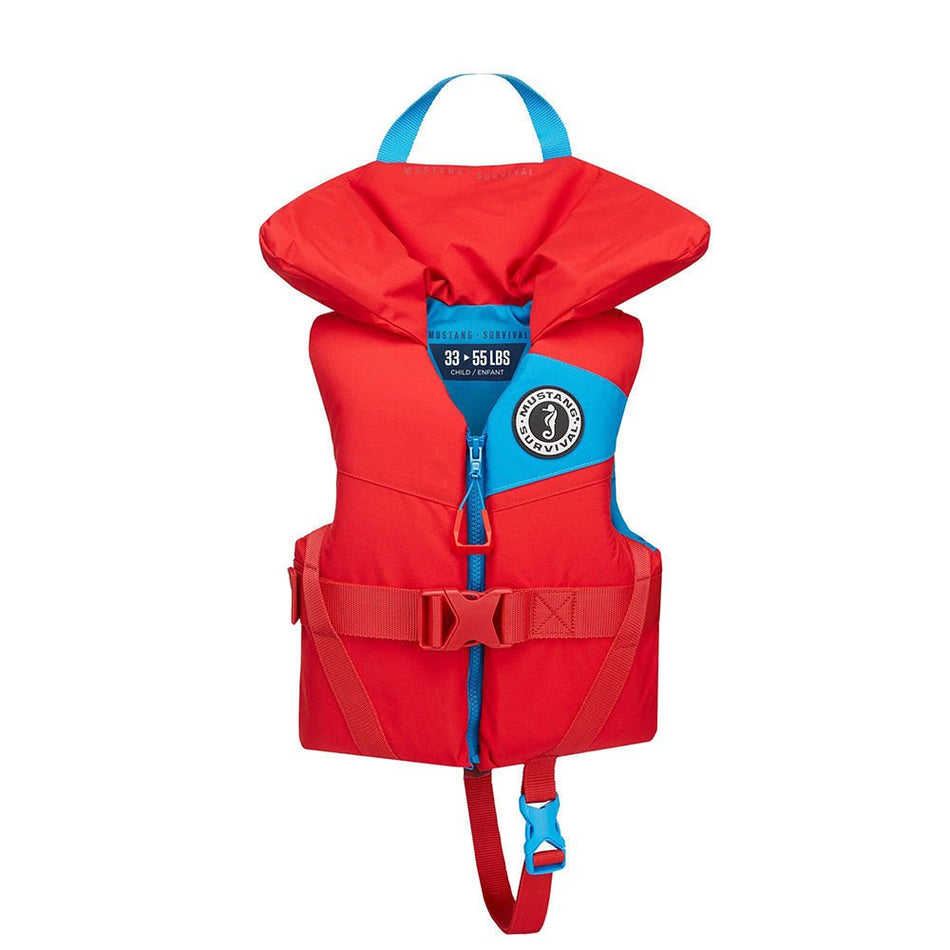 Mustang Lil&#39; Legends Child Foam Vest - Imperial Red