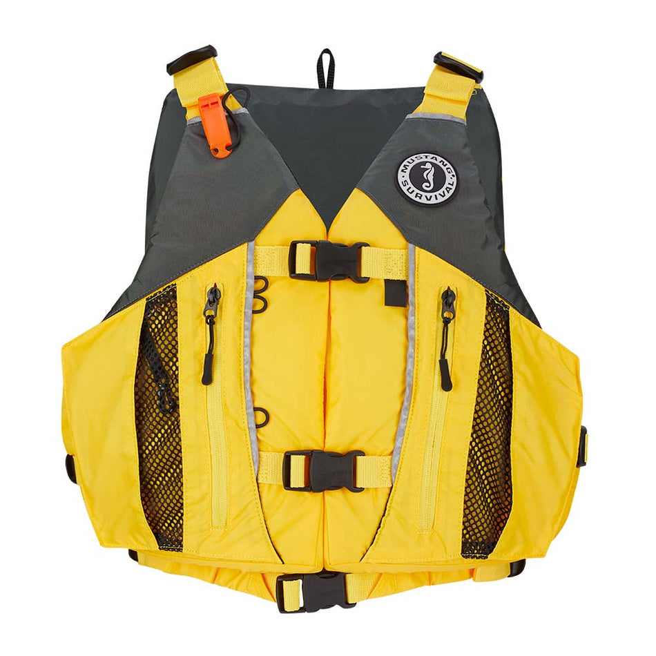 Mustang Solaris Foam Vest - Yellow/Grey - Medium/Large