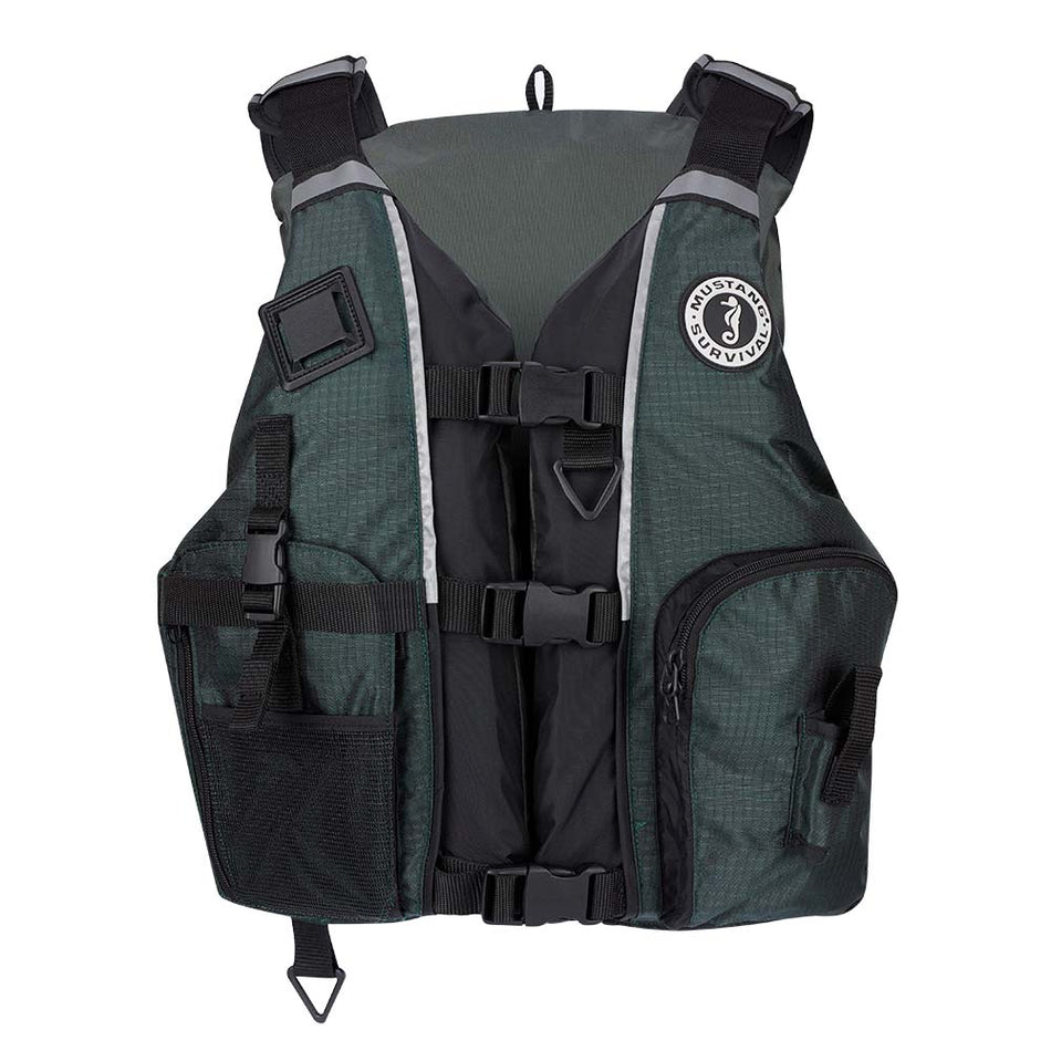 Mustang Topwater Foam Vest - Green - Adult Universal