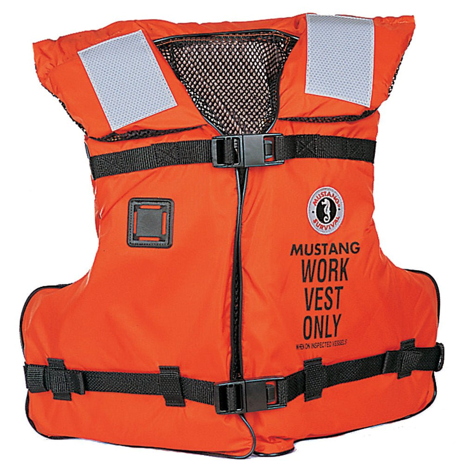 Mustang Type III/V Work Vest - Orange - Adult Universal - 93250