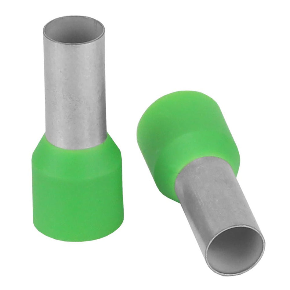 Pacer Green 6 AWG Wire Ferrule - 12mm Length - 10 Pack - TFRL4-16MM-10