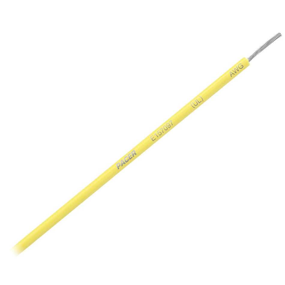 Pacer Yellow 10 AWG Primary Wire - 8' - 95290