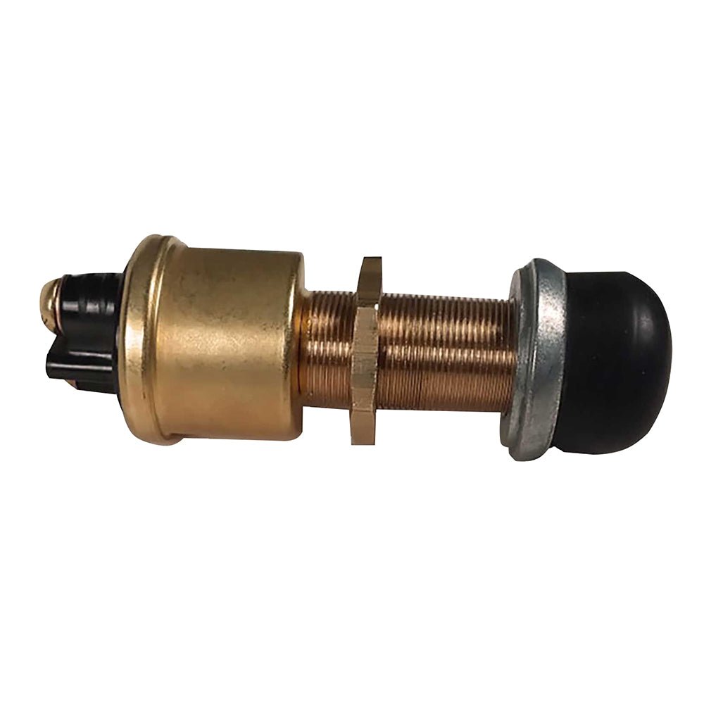 Raritan Heavy-Duty Push Button Switch - Brass