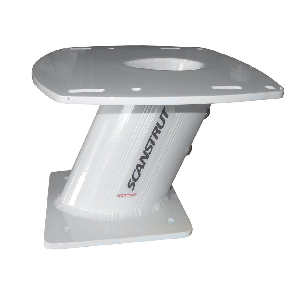 Scanstrut APT-250-01 - Aluminum PowerTower&reg; Radar Mount - 10" Aft Leaning