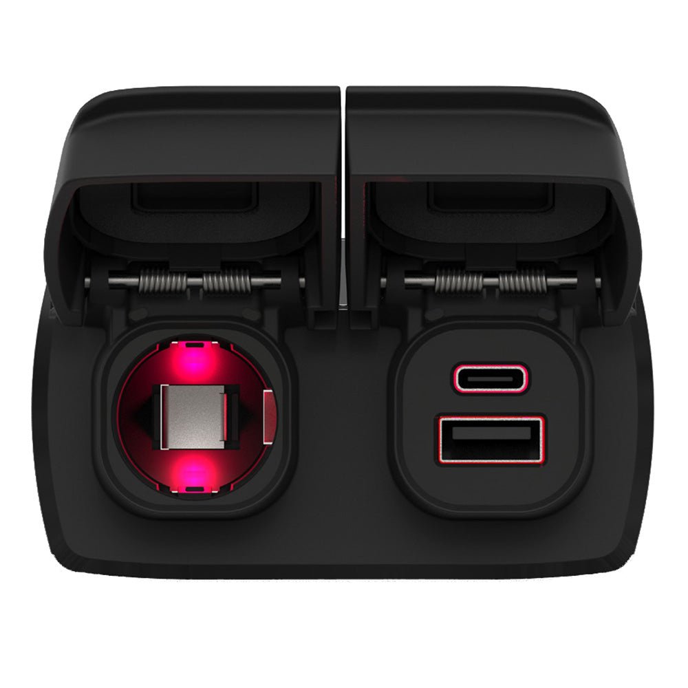 Scanstrut Flip Pro Duo - USB-A &amp; USB-C w/12V Power Socket