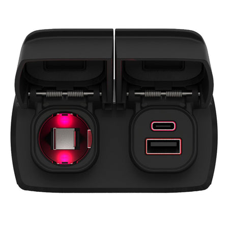 Scanstrut Flip Pro Duo - USB-A &amp; USB-C w/12V Power Socket