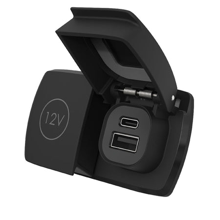 Scanstrut Flip Pro Duo - USB-A &amp; USB-C w/12V Power Socket