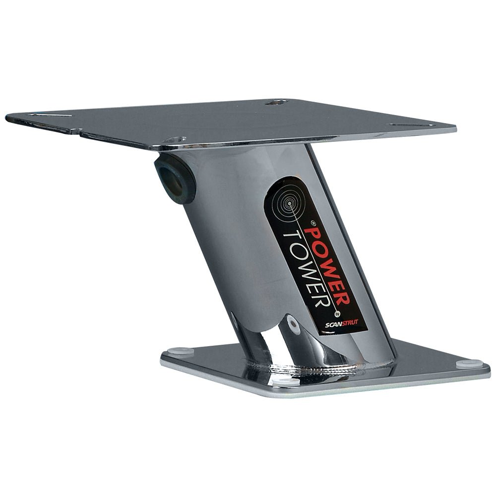 Scanstrut SPT1002 - Stainless Steel PowerTower&reg; Radar Mount - 6" Aft Leaning