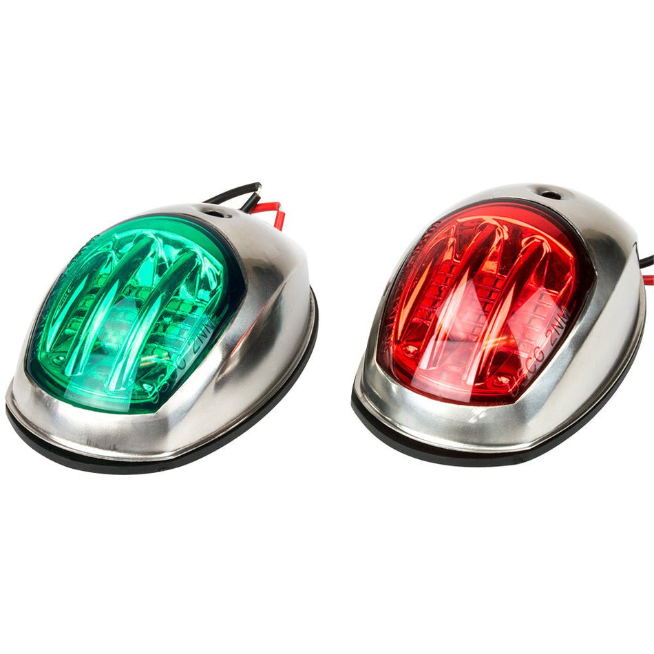 Sea-Dog Stainless Steel LED Navigation Lights - Port &amp; Starboard