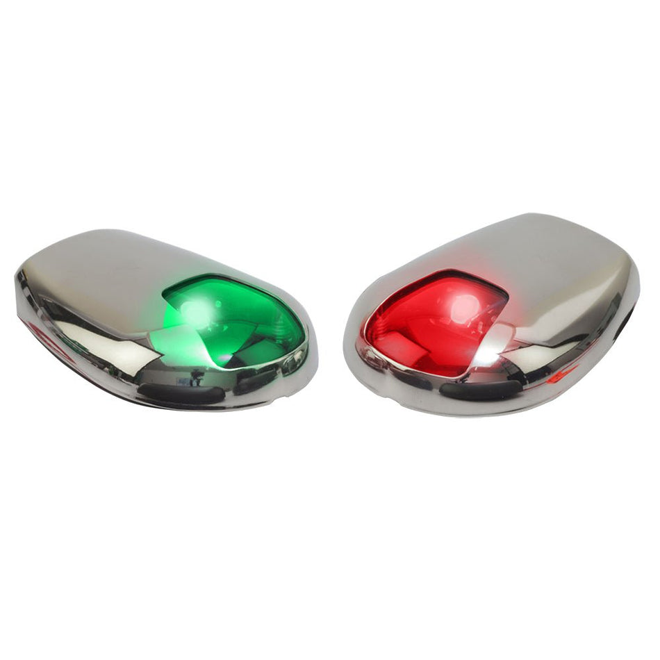 Sea-Dog Stainless Steel Side Mount LED Navigation Lights - 2 NM - Port &amp; Starboard