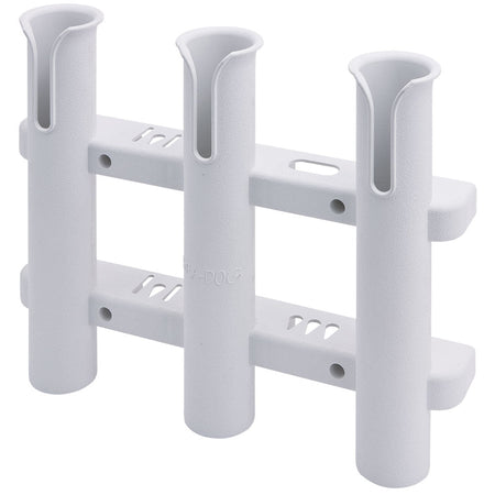 Sea-Dog Three Pole Rod Storage Rack - White