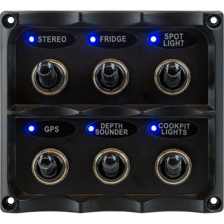 Sea-Dog Water Resistant Toggle Switch Panel