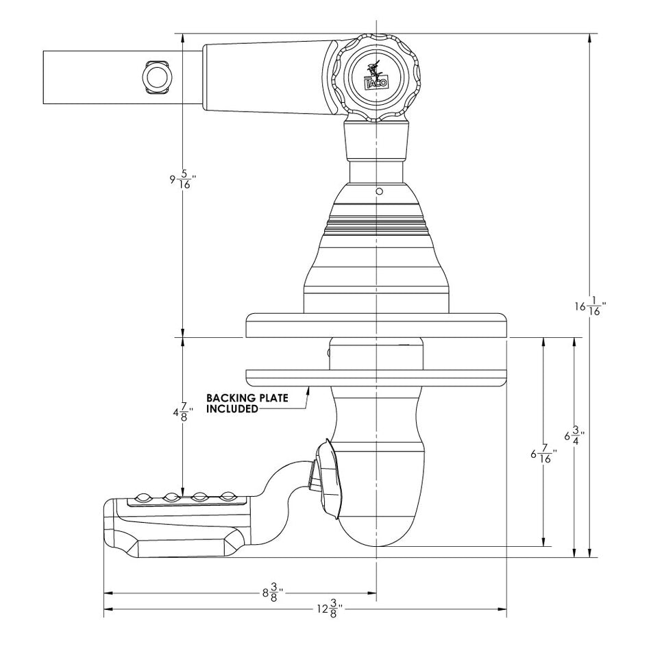 TACO Grand Slam 400 Outrigger Top Mount - Pair - GS-400