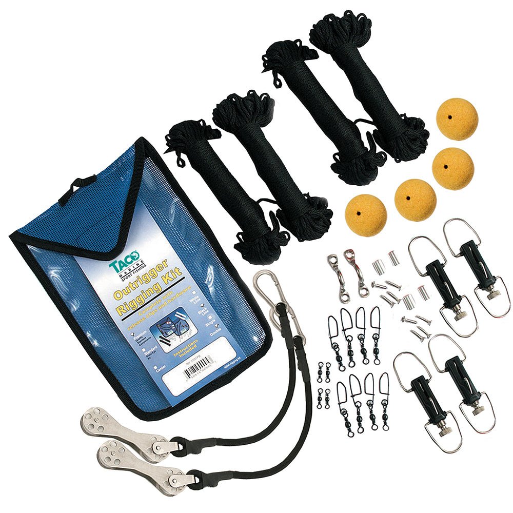 TACO Premium Double Rigging Kit f/2-Rigs on 2-Poles - BLDMarine