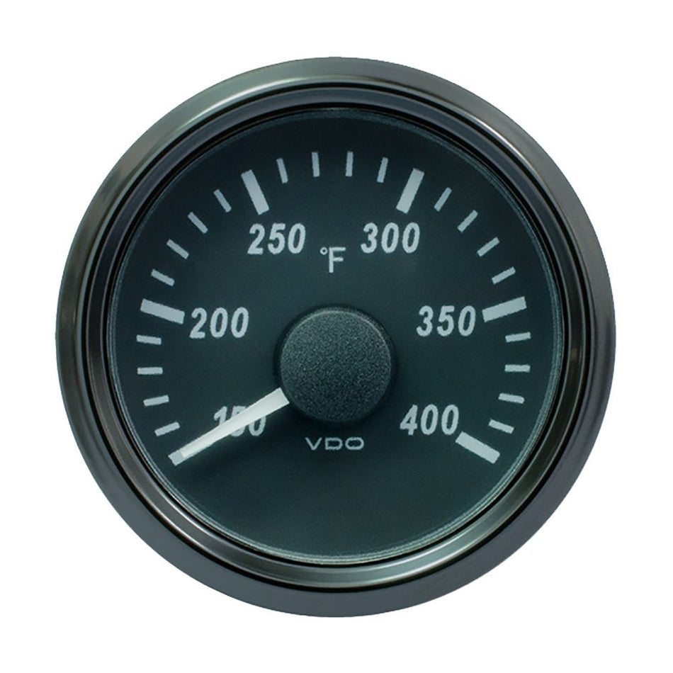 VDO SingleViu 52mm (2-1/16") Cylinder Temp. Gauge - 400&deg;F - 471-14 Ohm