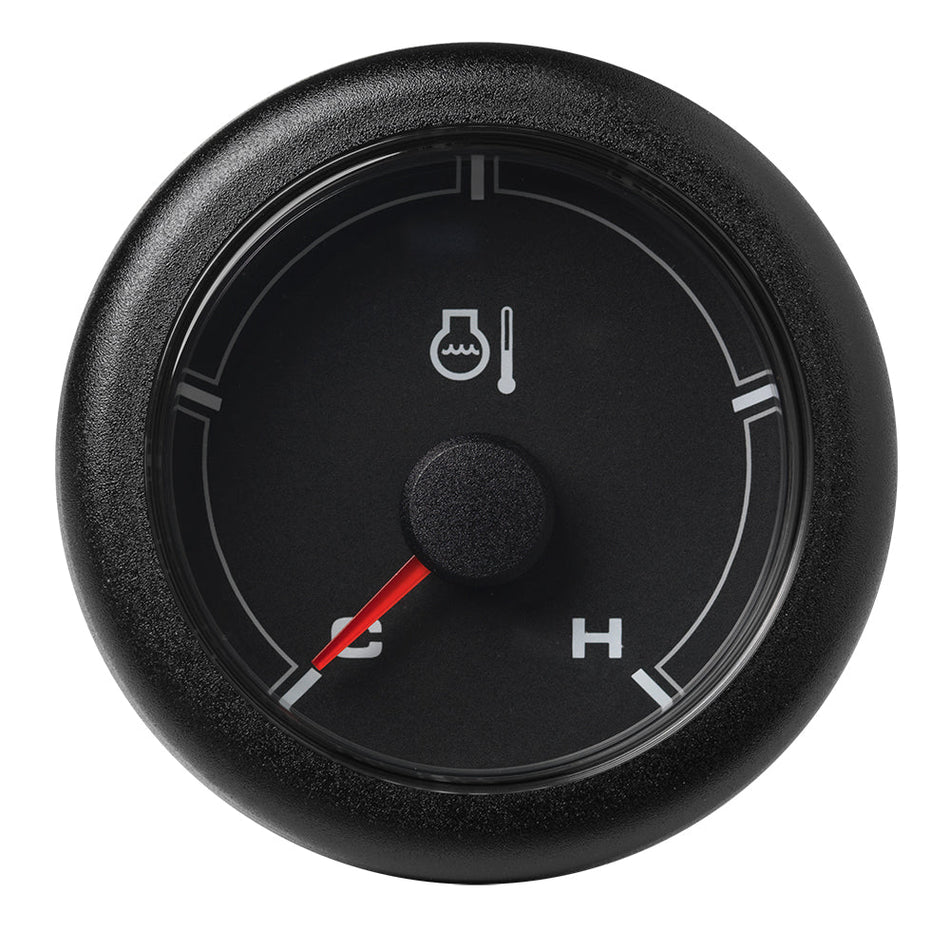 Veratron 52MM (2-1/16") OceanLink Coolant Temperature Gauge (250&deg;F) - Black Dial &amp; Bezel