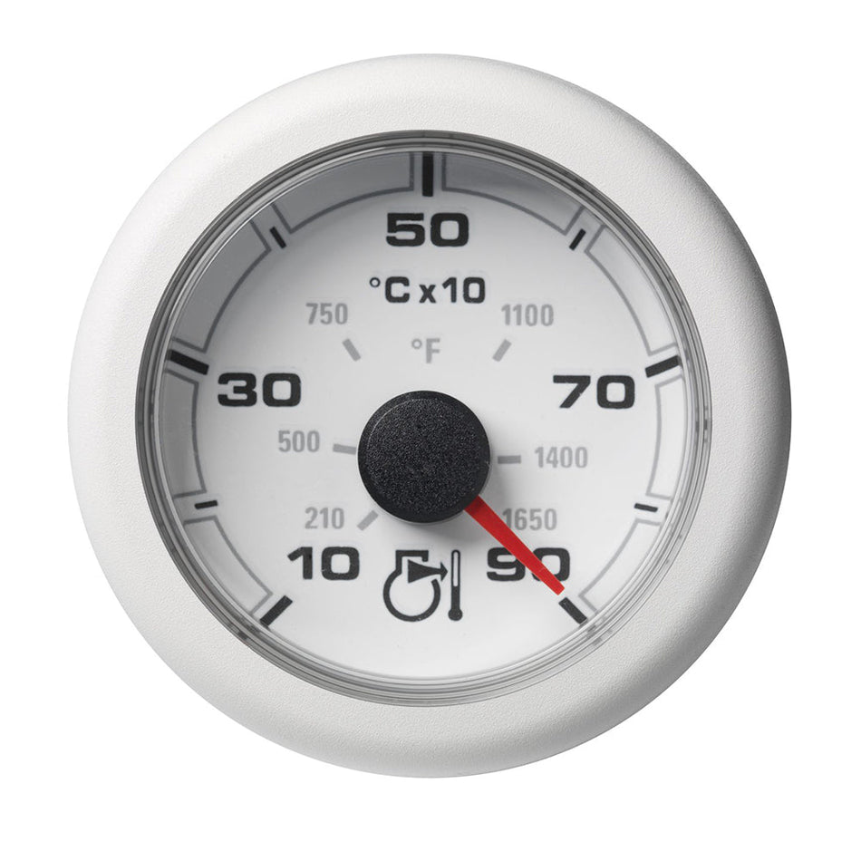 Veratron 52MM (2-1/16") OceanLink Pyrometer Gauge (900&deg; C/1650&deg; F) - White Dial &amp; Bezel