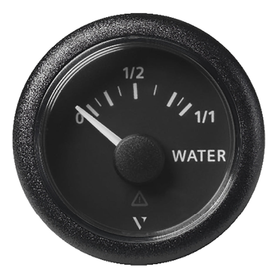 Veratron 52MM (2-1/16") ViewLine Fresh Water Resistive - 3 to180 OHM - Black Dial &amp; Round Bezel