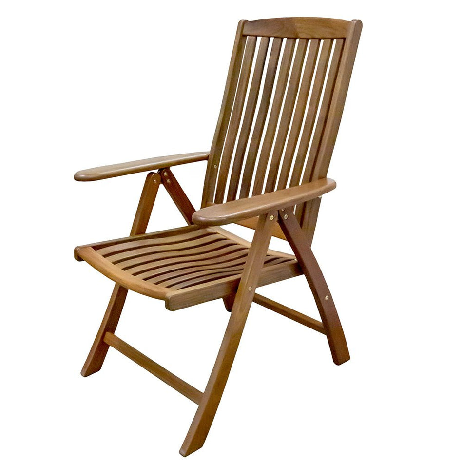 Whitecap Reclining Arm Chair - Teak