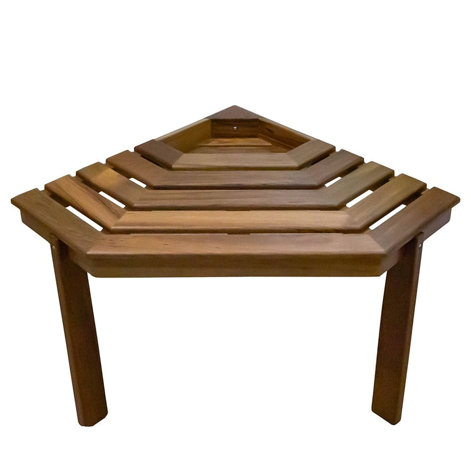 Whitecap Shower/Corner Stool - Teak