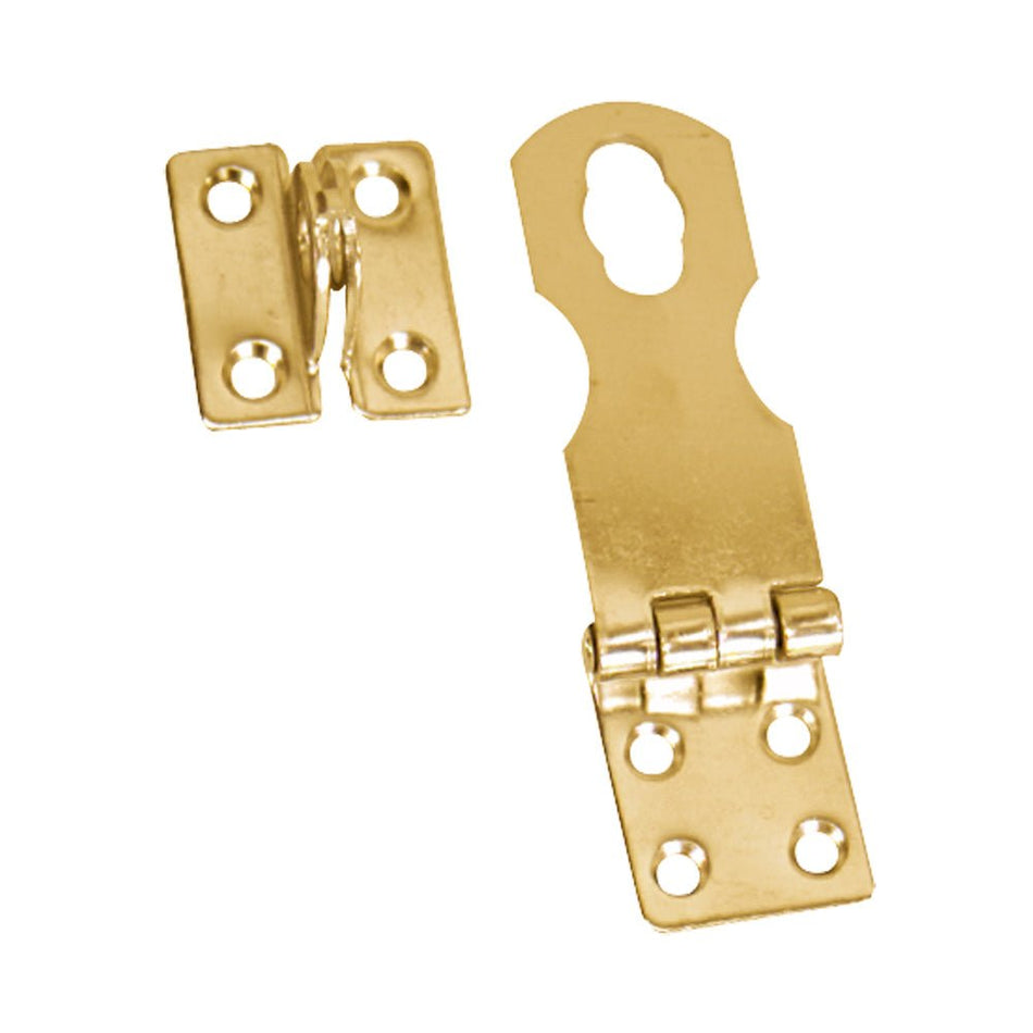 Whitecap Swivel Safety Hasp - Polished Brass - 1" x 3" - S-0579BC