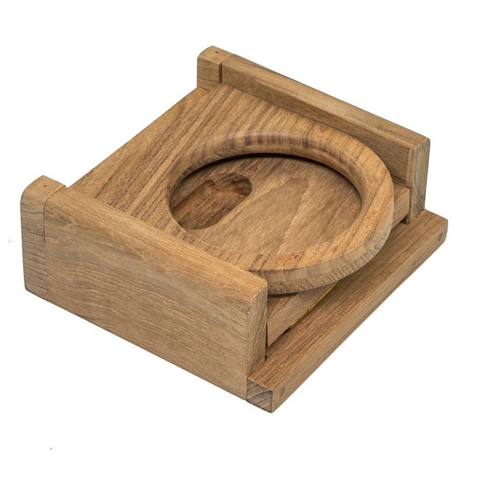 Whitecap Teak Folding Drink Holder