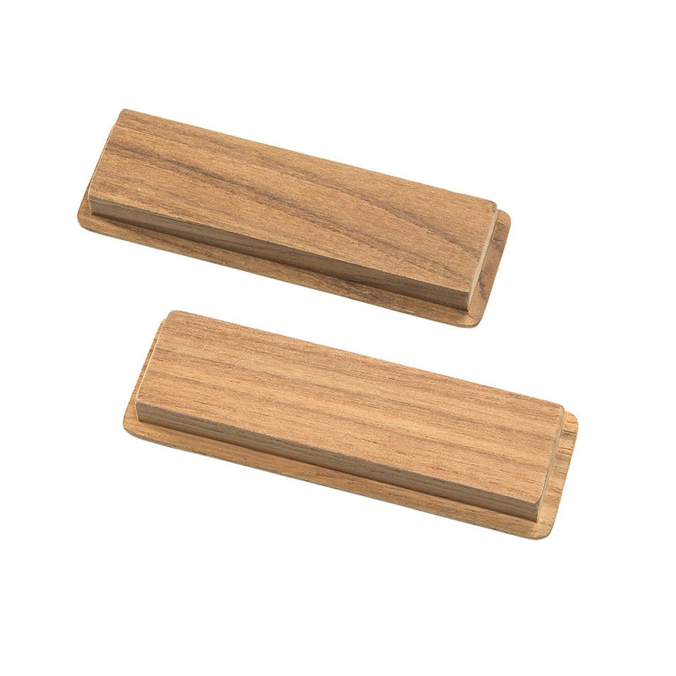 Whitecap Teak Large Rectangular Drawer Pull - 4-1/2"L - 2 Pack - 60142-A