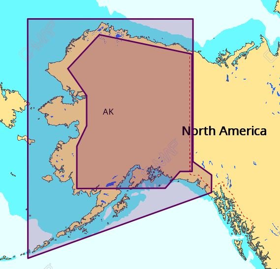C-map Na-m029 Max Lakes Microsd Alaska Lakes