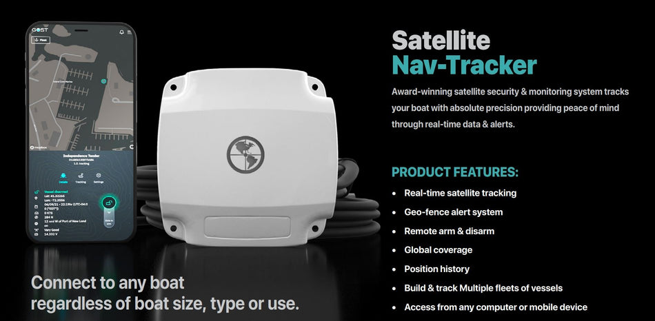 Gost Nav-tracker 1.0 Idp Sat/gps Tracking Device With 30' Cable