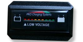 Pro Charging Eagle Performance Battery Fuel Gauge 48v Rectangle Vertical