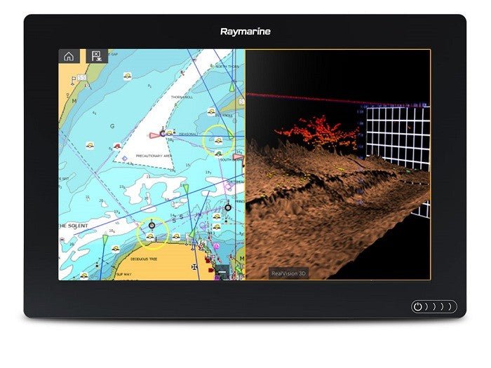 Raymarine Axiom 12rv 12"" Mfd No Transducer Lighthouse North Amercia Chart