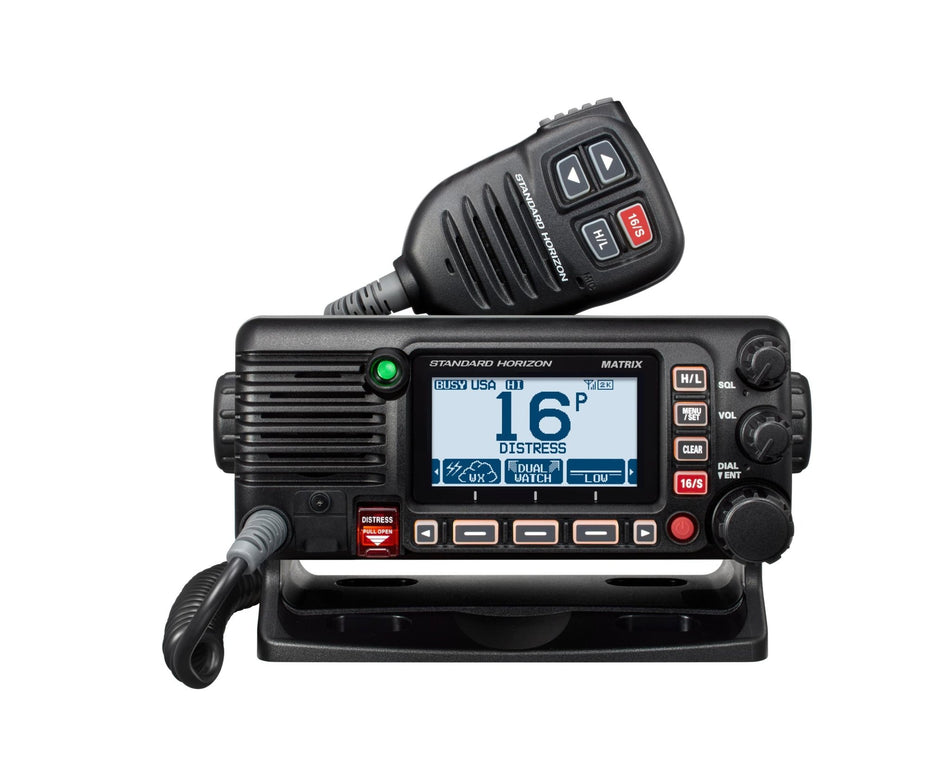 Standard Matrix Ais/gps Black 25w Fixed Mount Vhf Nmea2000