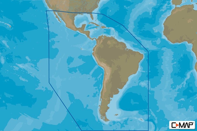 C-map Discover Microsd South America And Caribbean - BLDMarine