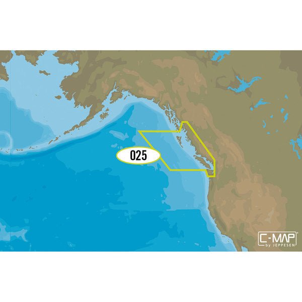 C-map M-na-d025 4d Microsd Canada West Including Puget Sound