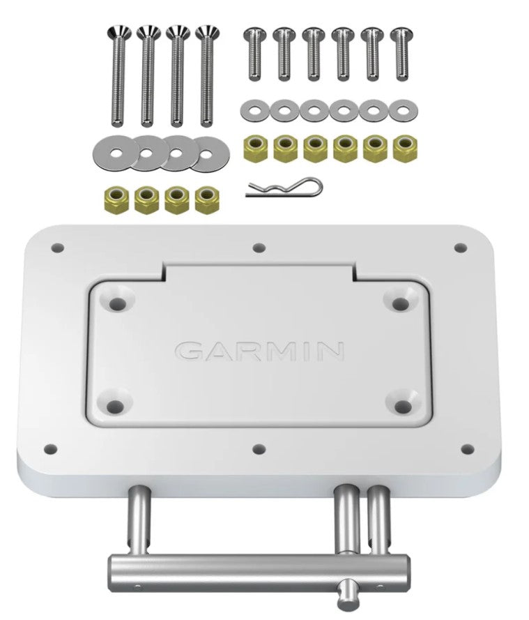 Garmin White Quick Release Plate System For Force Kraken - BLDMarine