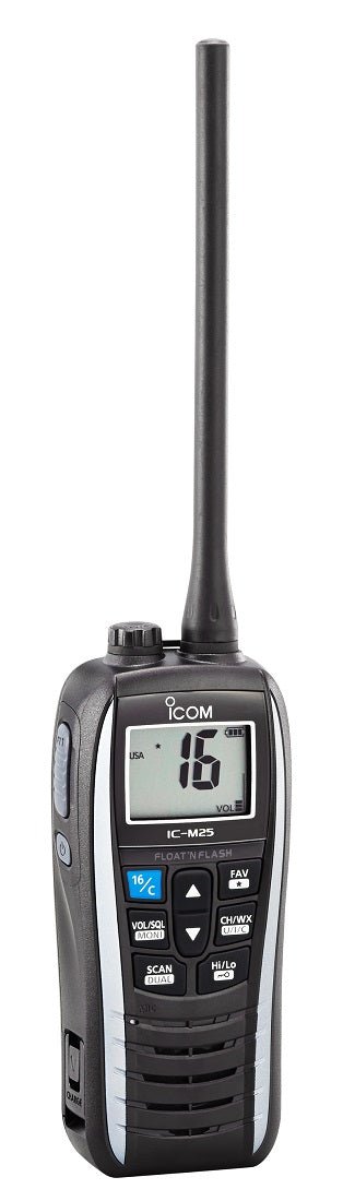 Icom M25 Floating Handheld Vhf Pearl White 6 Watts - BLDMarine