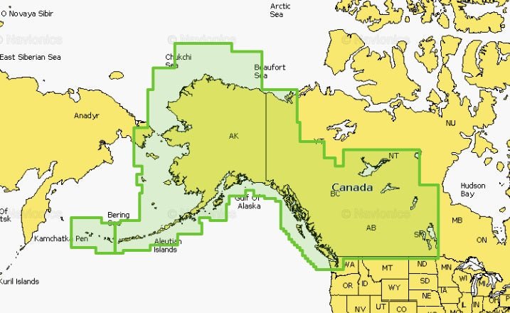 Navionics Platinum+ Npus013r Canada, West And Alaska Microsd - BLDMarine