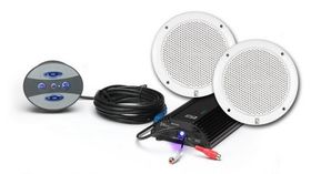 Polyplanar Bt-kit-5w Amplifier With Speakers - BLDMarine