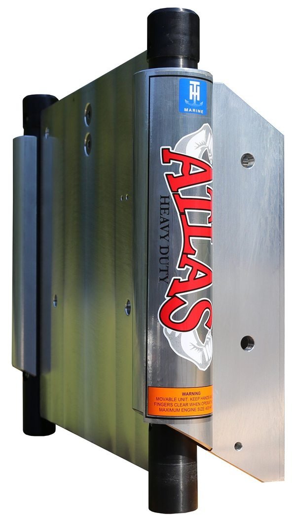 T-h Marine Atlas 10"" Jack Plat Heavy Duty Hydraulic Polished